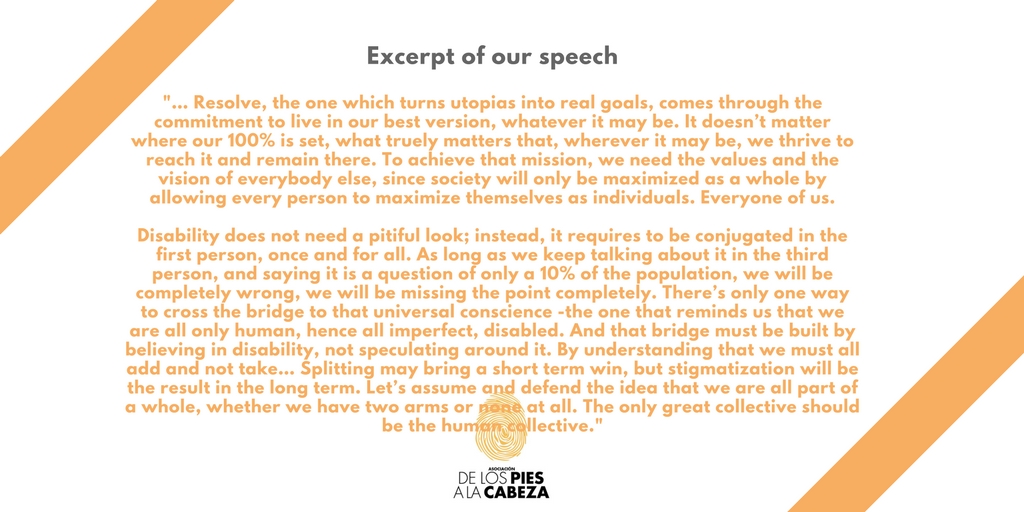 Excerpt of our speech 