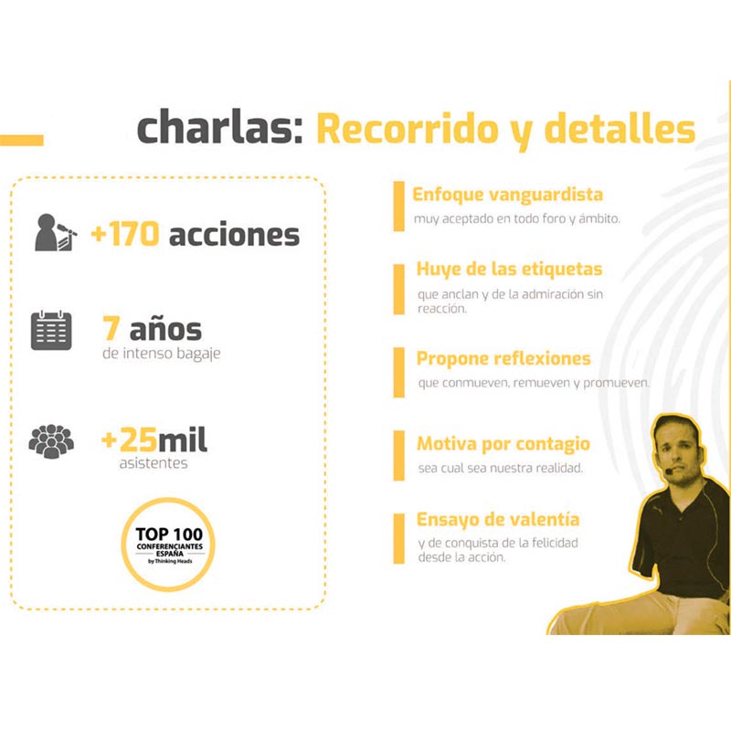 Detalles de las charlas